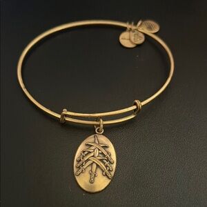 Alex and Ani seven swords Gold Bracelet
